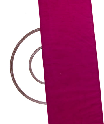 Wine Colour Plain Net Fabric